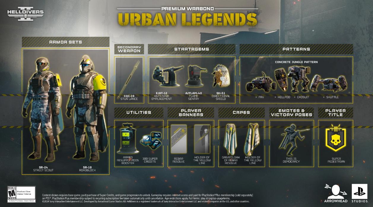 Helldivers 2 Best Warbond: December 2024 Guide (Urban Legends)