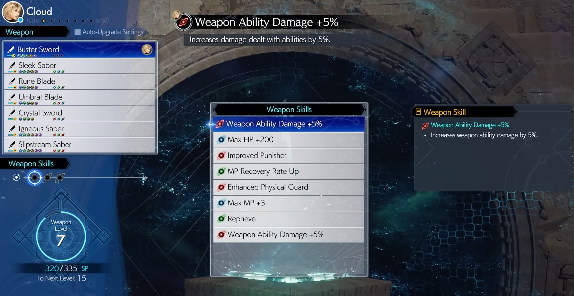 How to Upgrade Weapons: Final Fantasy 7 Rebirth