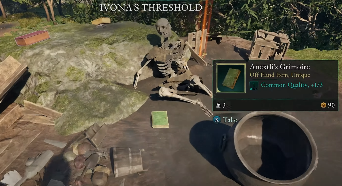 How to Get Anextli’s Grimoire Avowed
