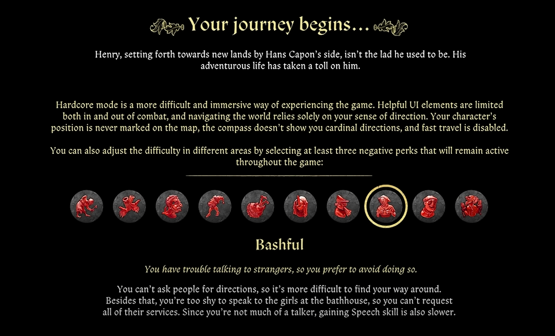 Hardcore Mode Update for KCD2 and Negative Perks Explained