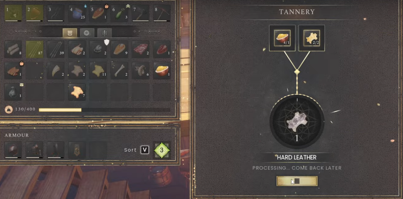 How to Make Hard Leather in RuneScape: Dragonwilds