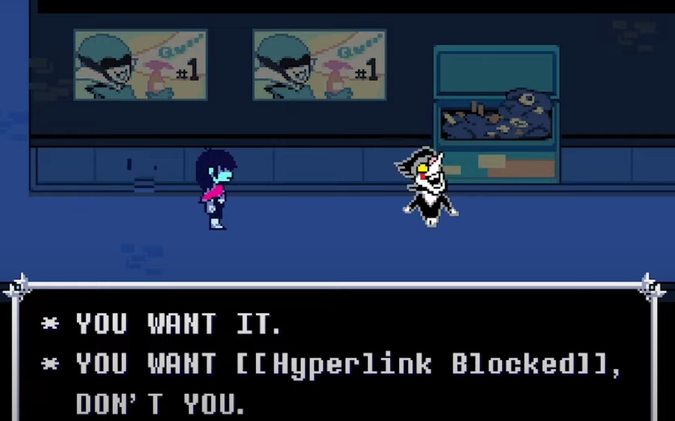 What Does Hyperlink Blocked Mean in Deltarune?