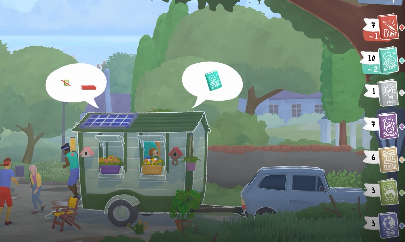 Tiny Bookshop Crime Books &amp; Skull Guide