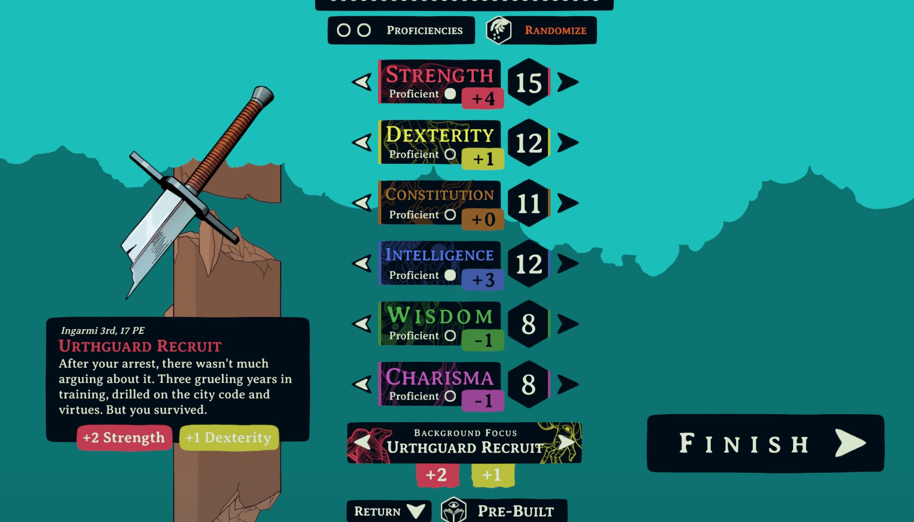 Esoteric Ebb Backgrounds: All Background Focus Options