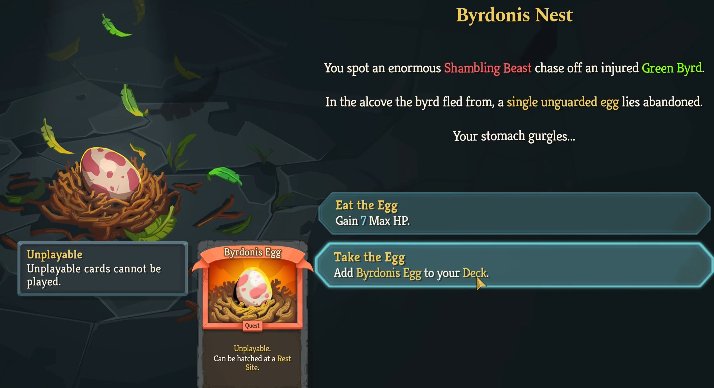 Slay the Spire 2 Byrdonis Egg: Should You Take It