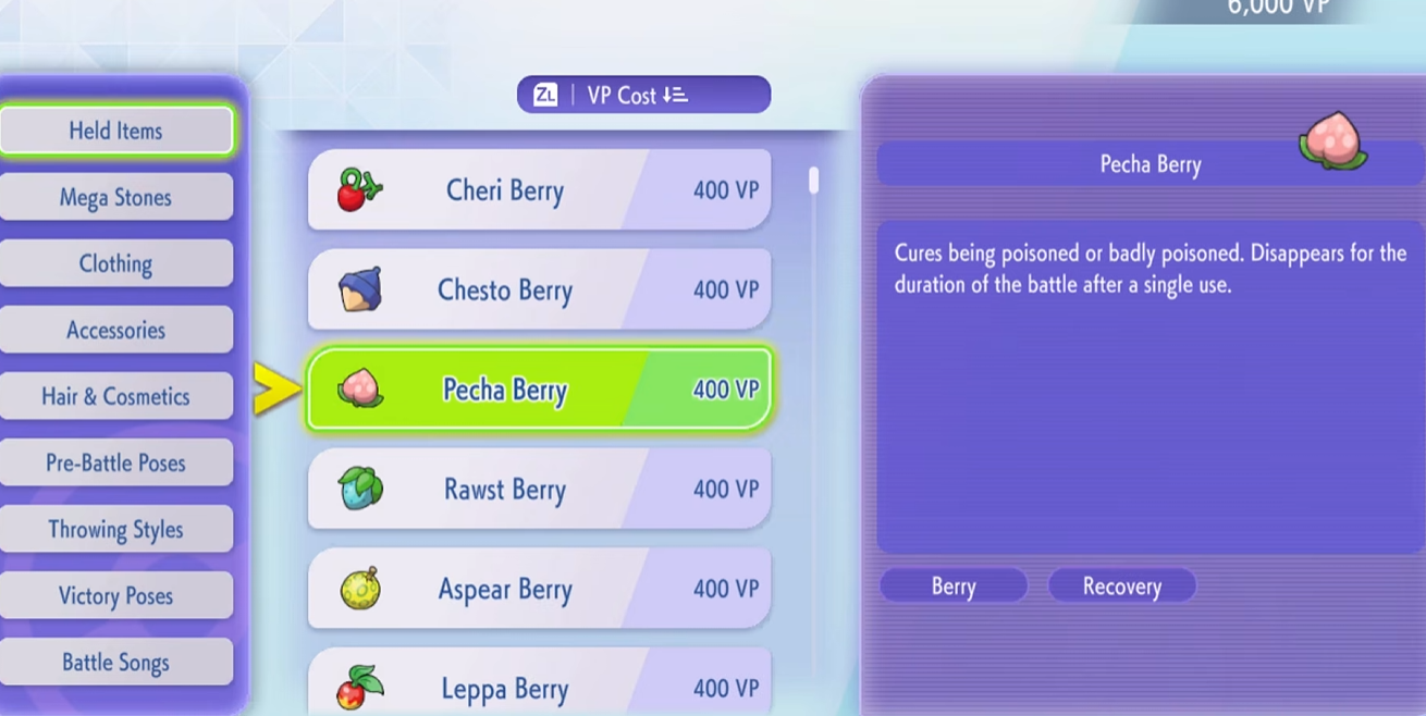 Pokemon Champions Held Items: Full Guide