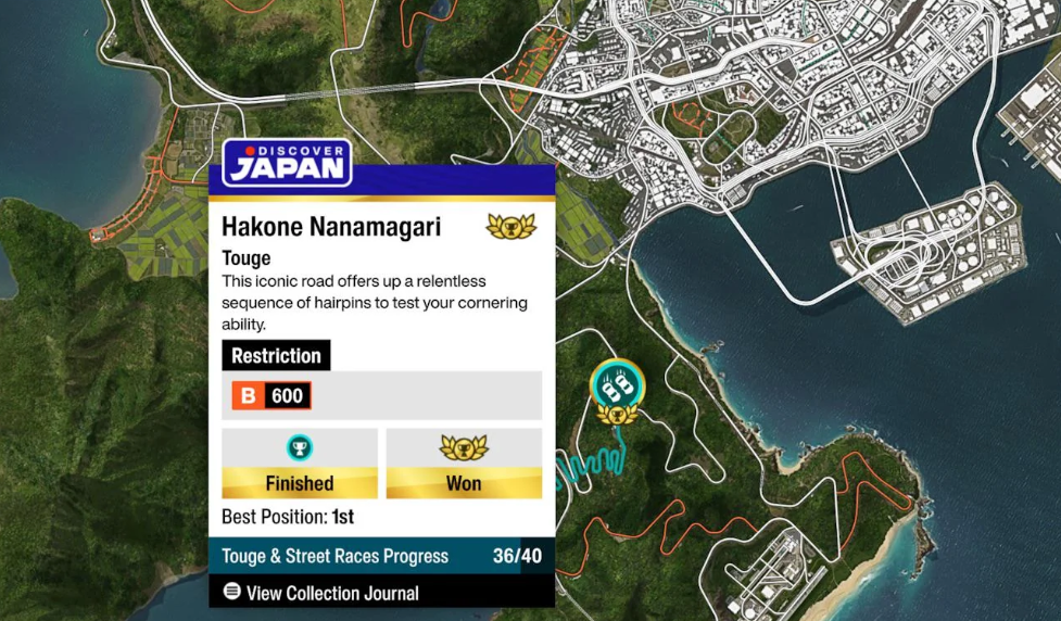 Forza Horizon 6 Hakone Nanamagari Touge Location Guide