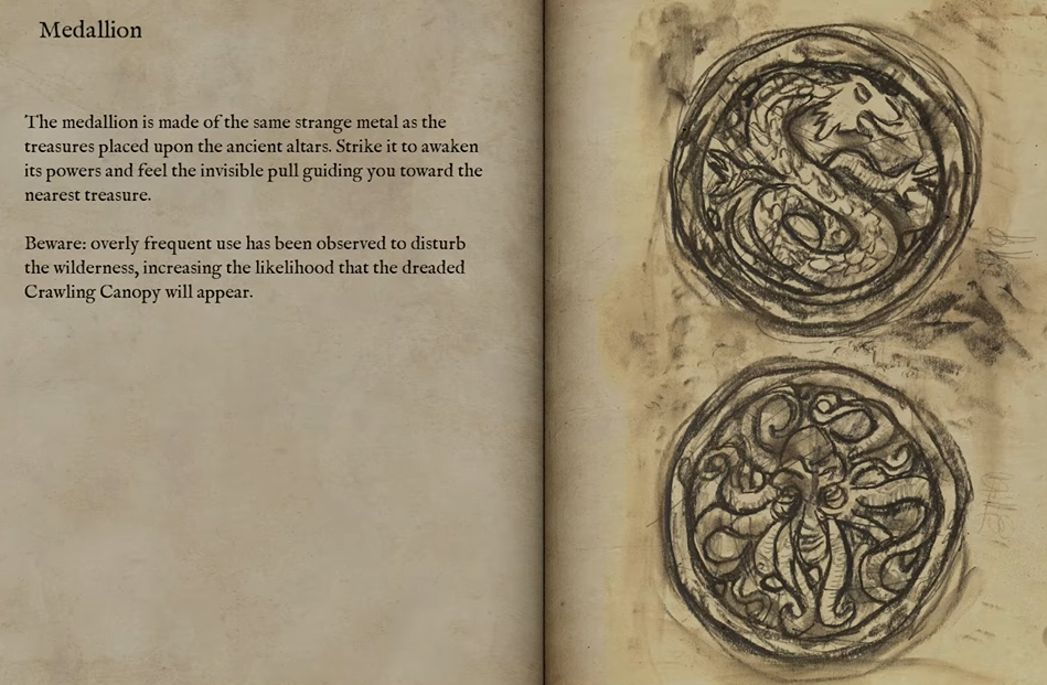 The Mound Omen of Cthulhu How to Use the Medallion