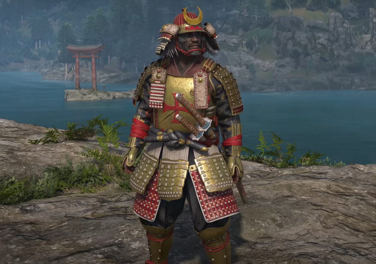 Destroyer Samurai legendary armor set in assassin's creed shadows