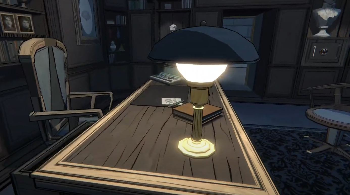 Blue Prince Office Room