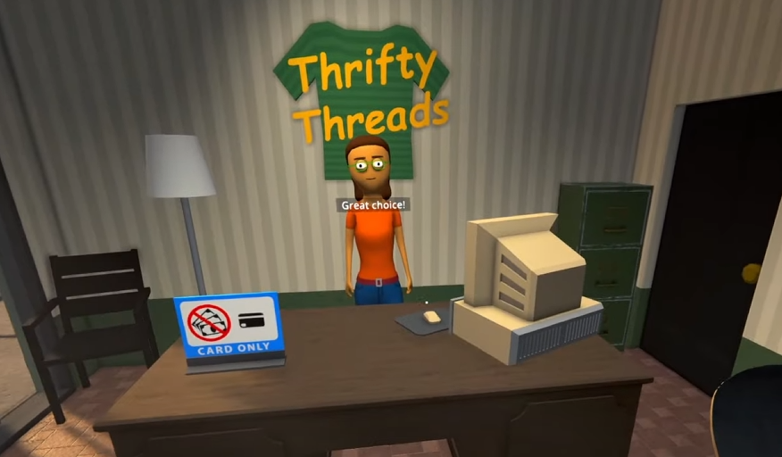 Thrifty Threads where you can buy and change clothes in Schedule 1
