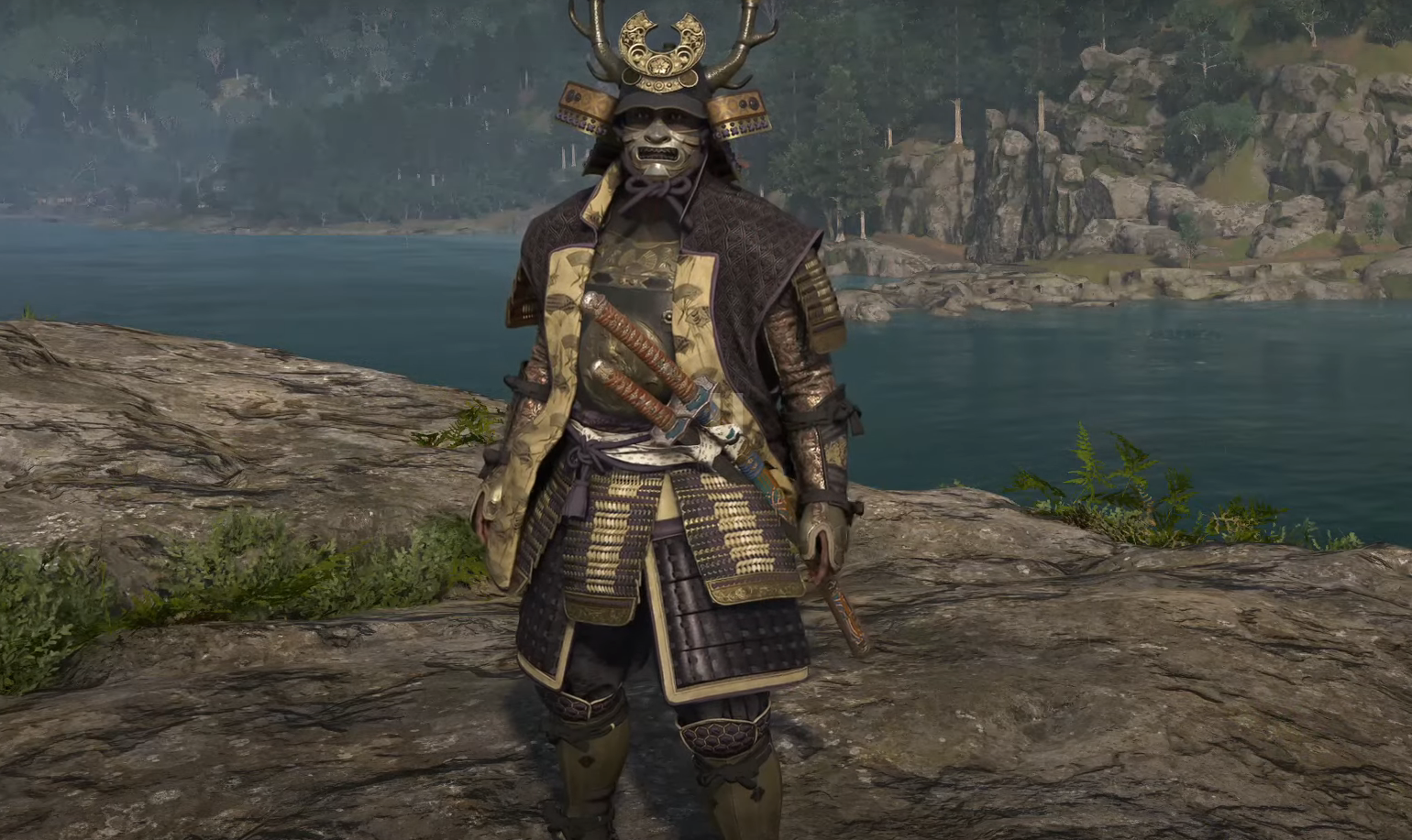 Samurai Daimyo of Legend legendary armor in assassin's creed shadows