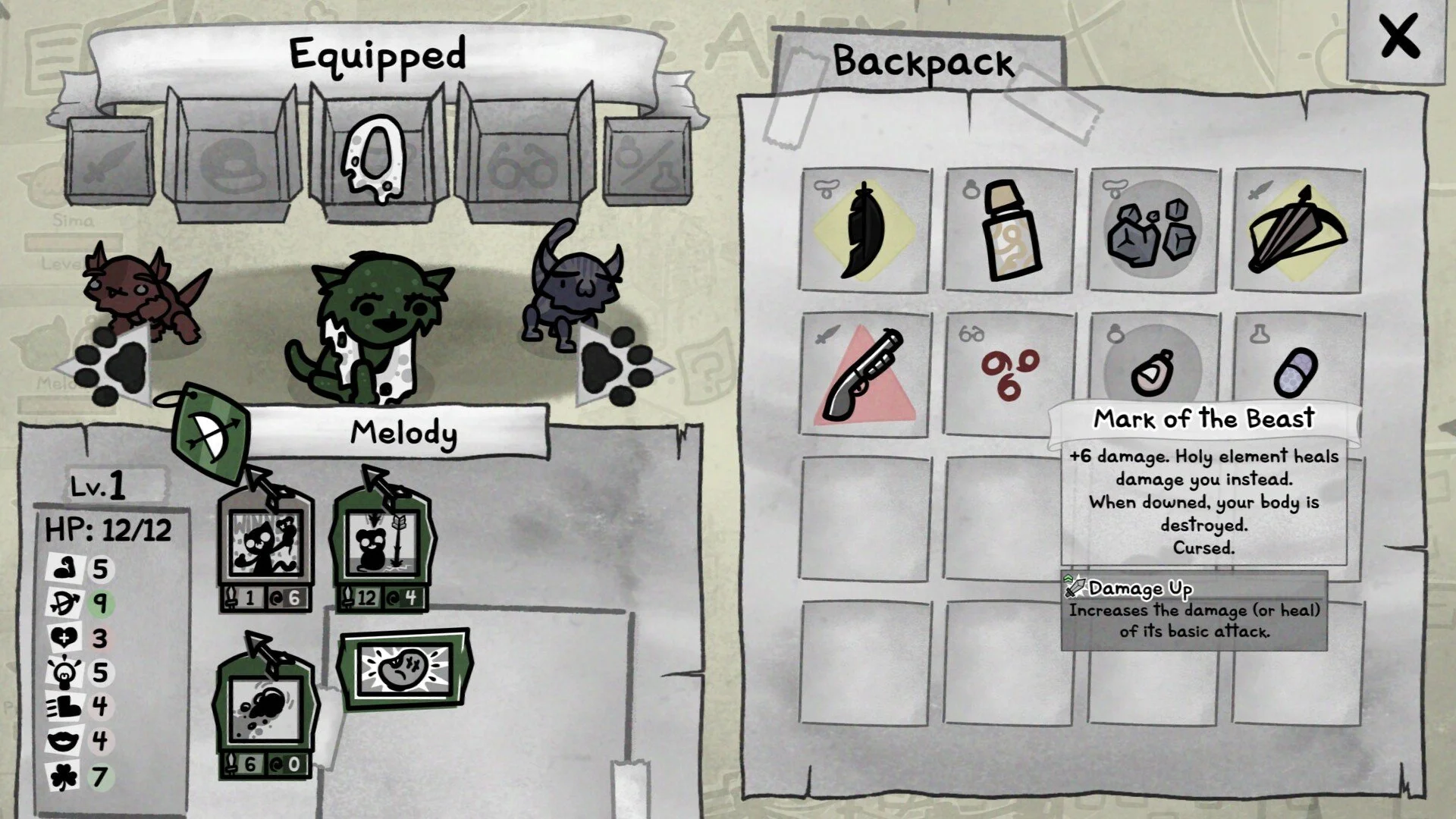 Mewgenics Base Stats Guide