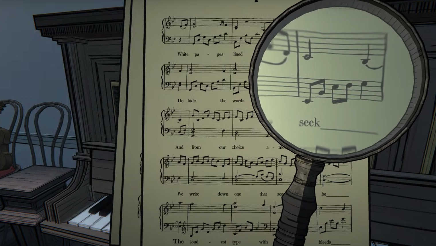 Blue Prince Music Room