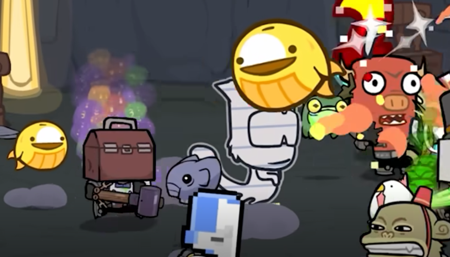 Castle Crashers Painter Boss Paradise Characters Guide