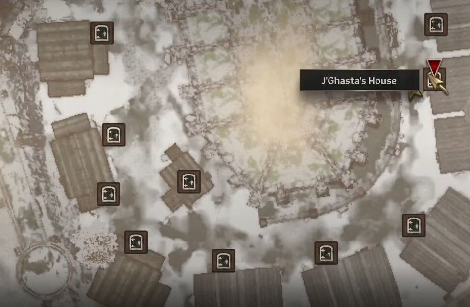 J'ghasta's House on the Map (Oblivion Remastered) Location