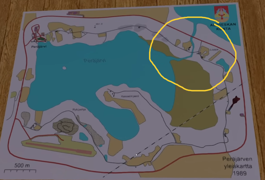 Map of the car location in My Winter Car (Corris Rivett)