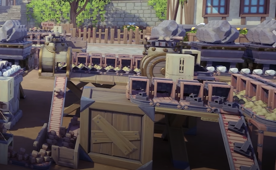 conveyor belt moving stuff in the game