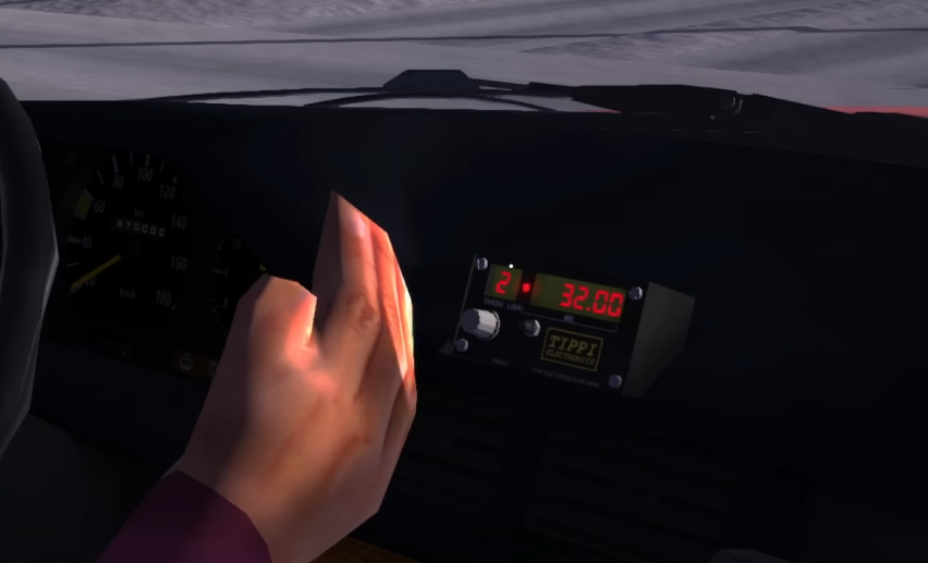 taxi driver for taxi job in my winter car