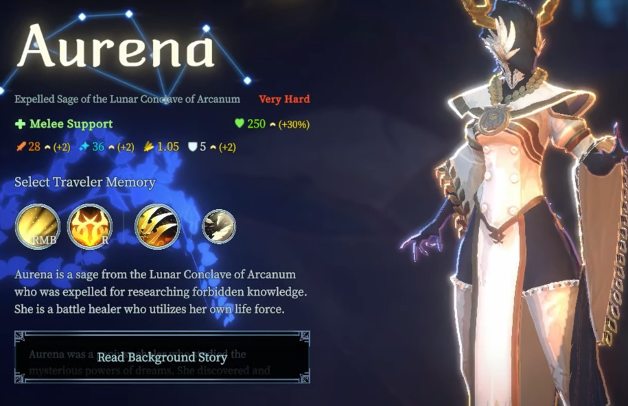 Shape of Dreams: Aurena Skills & Abilities Guide