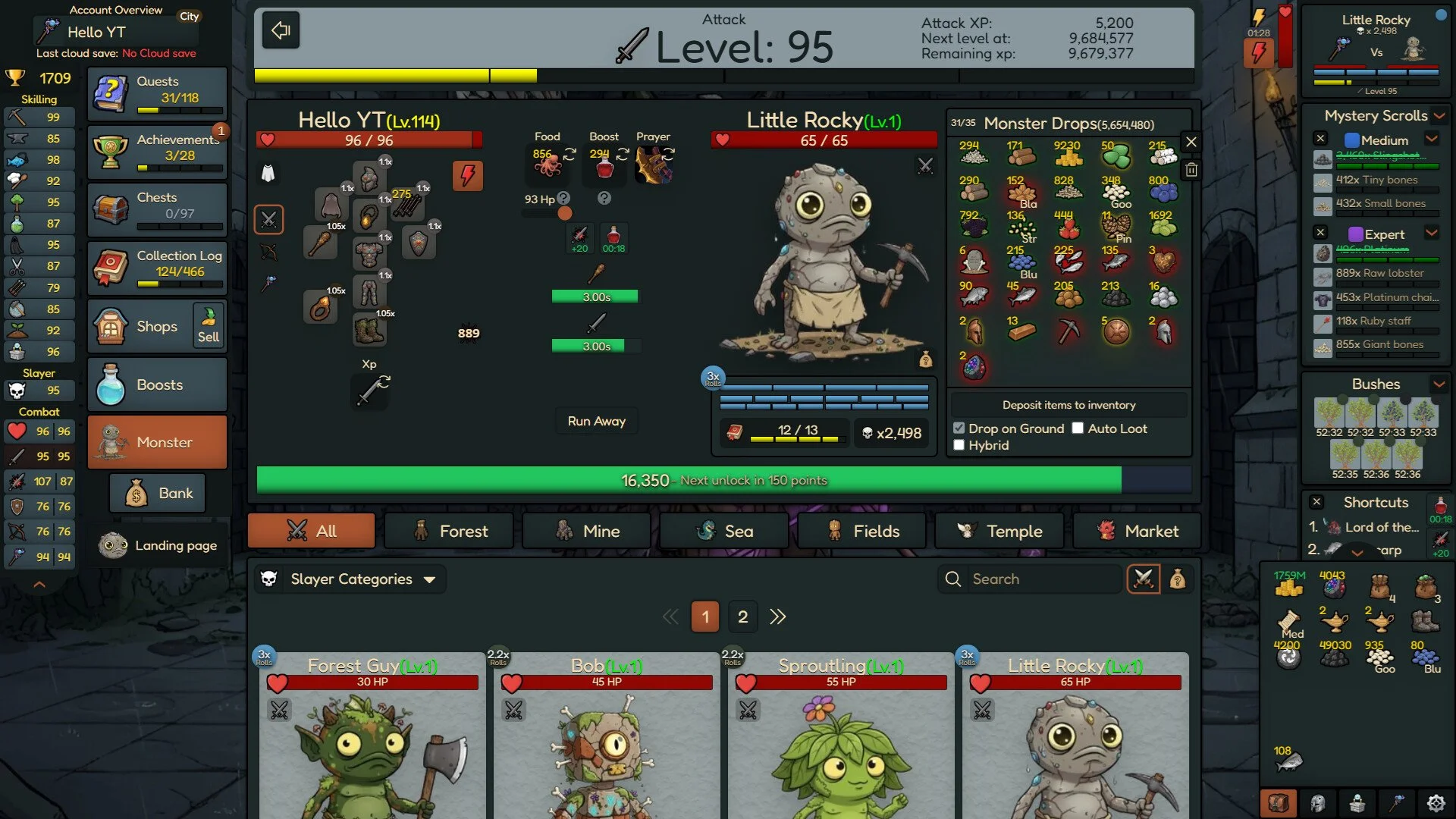 Rocky Idle Achievements Guide: Full Unlock List