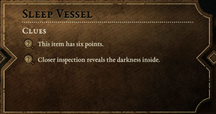Strange Antiquities Sleep Vessel Guide