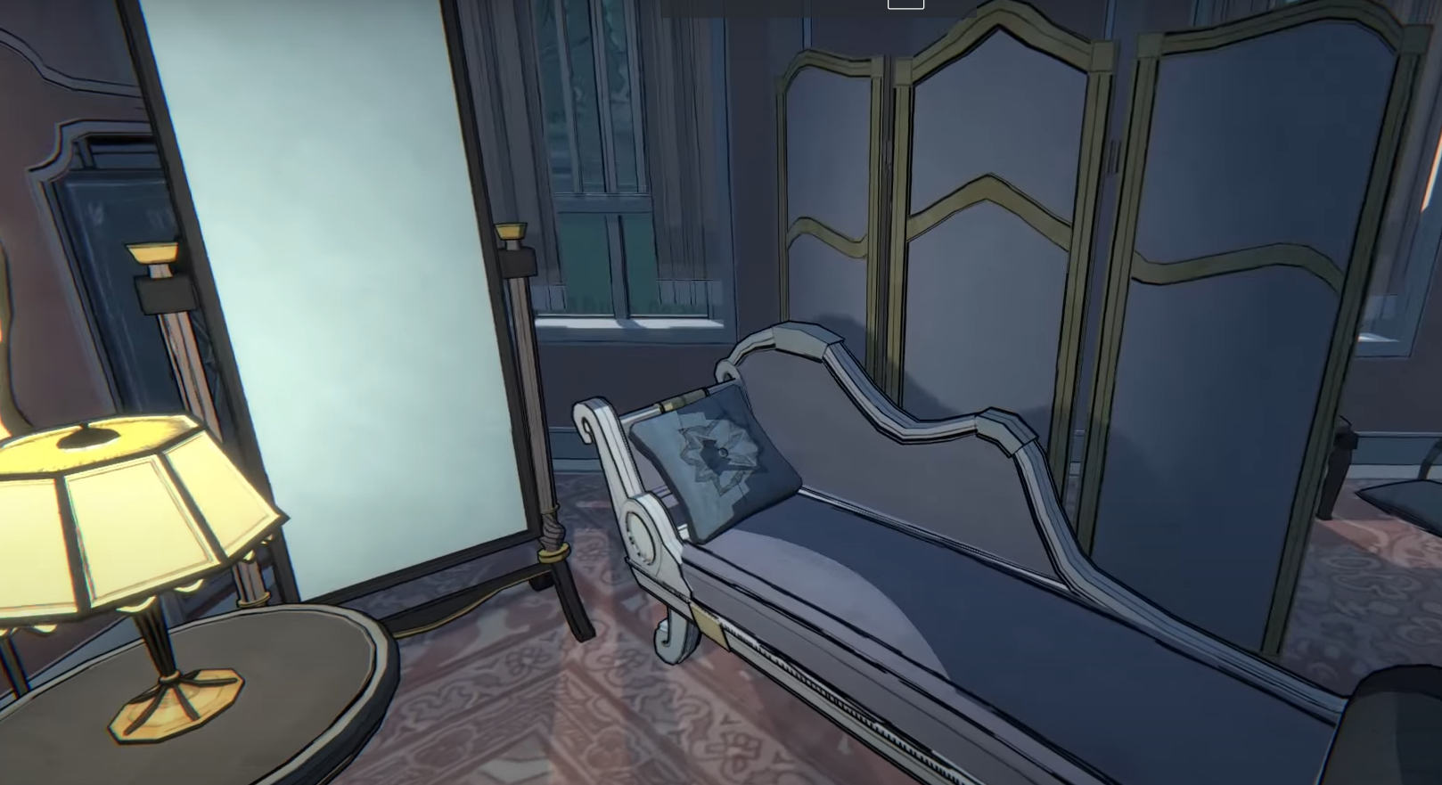 Blue Prince Boudoir Room