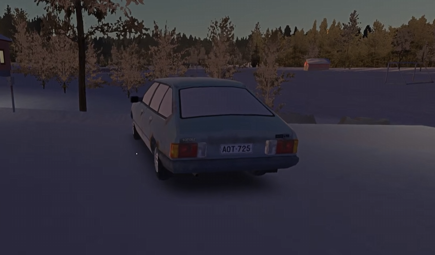 starting car location in my winter car