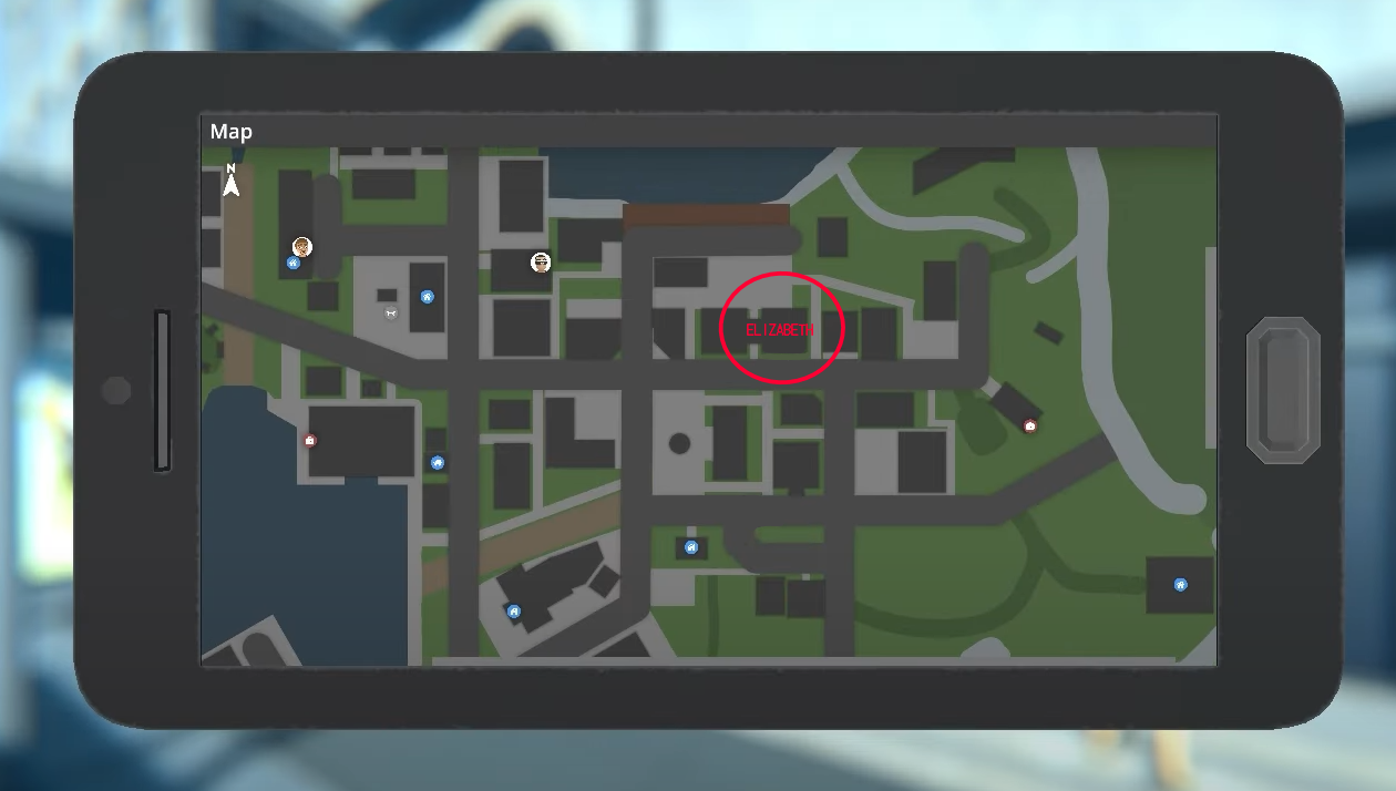 Elizabeth Homely Location on the Map