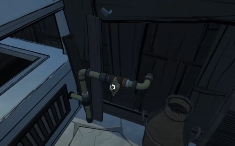 Blue Prince Hovel Gas Valve