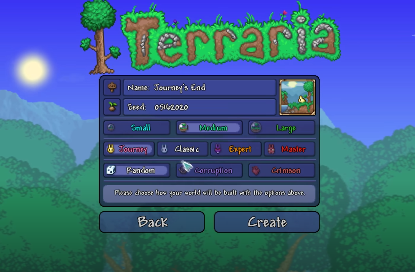 Terraria: New Secret Seeds in 1.4.5