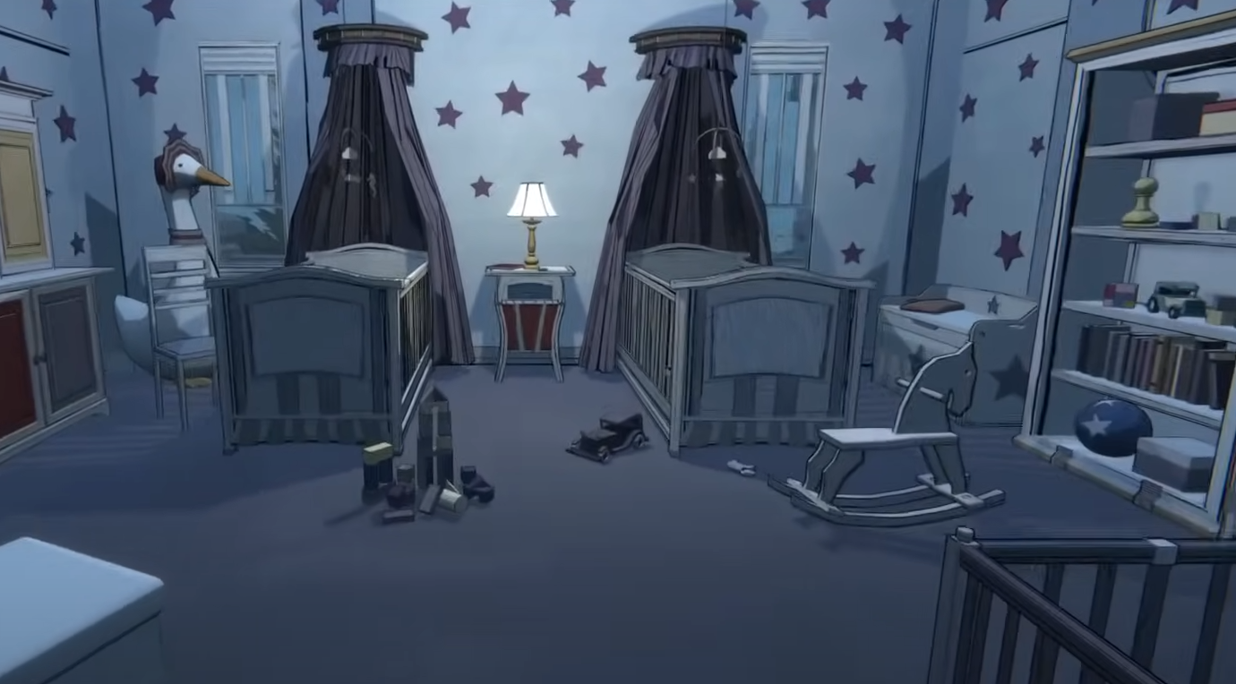 Blue Prince Nursery Room