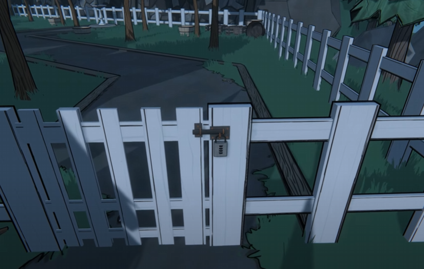 Blue Prince Fence Lock