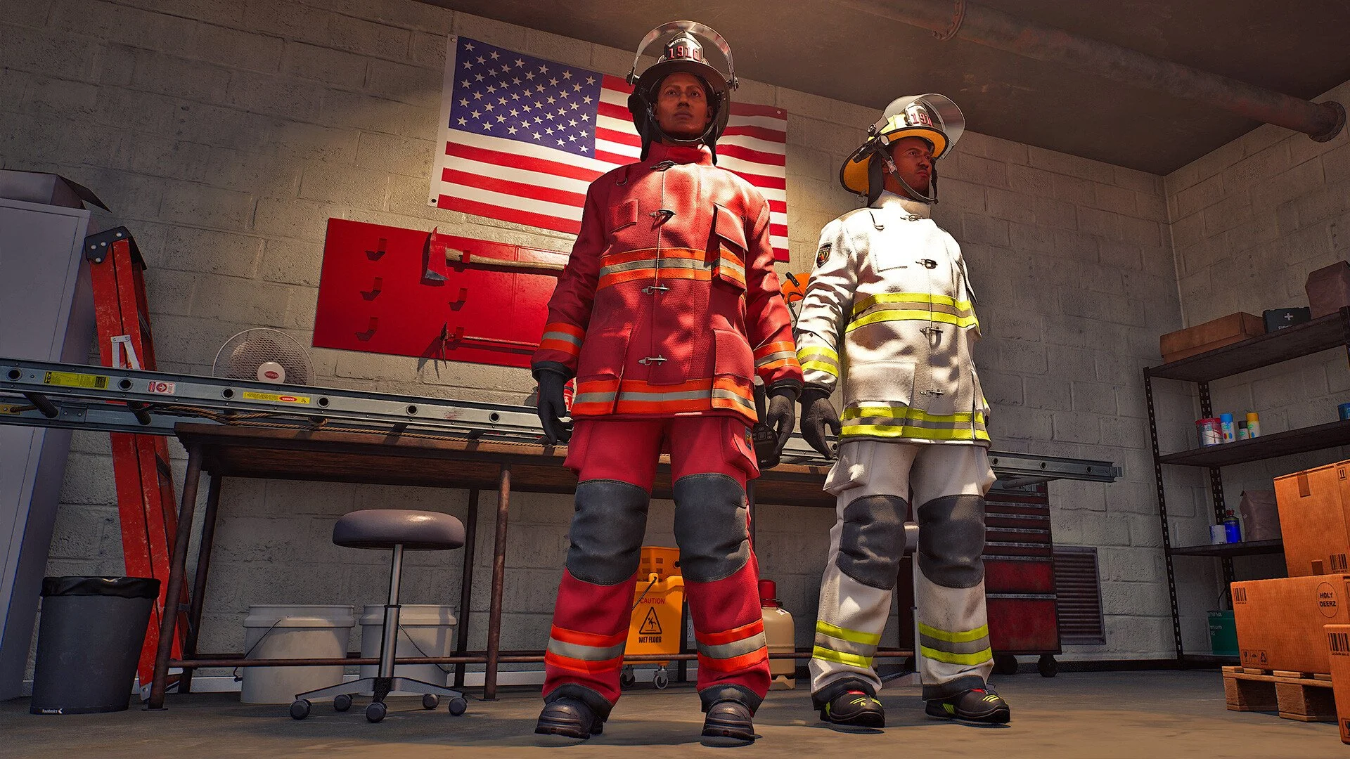 Firefighting Simulator Ignite How to Change Uniform & Gear