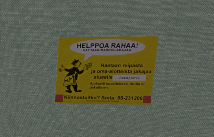 My Winter Car Advert Delivery Job Guide | How to Get Paid