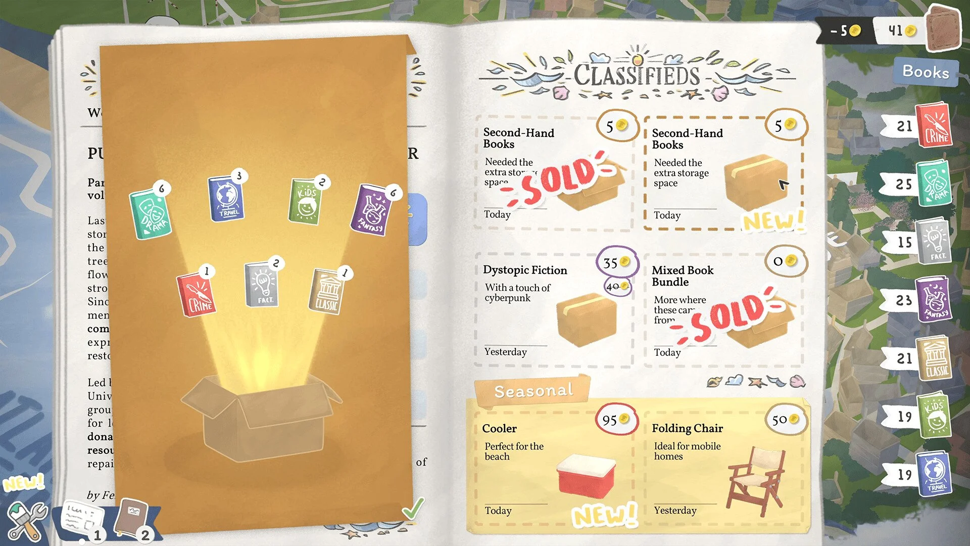 Tiny Bookshop - How to Add Books to Shelf