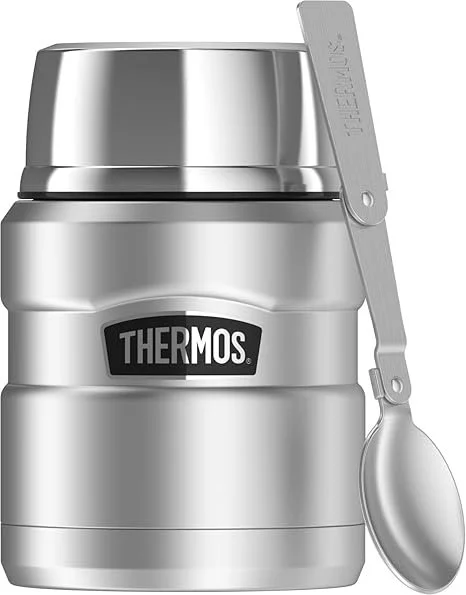 Thermos Stainless Steel Insulated Food Jar, 470ml, Stainless Steel