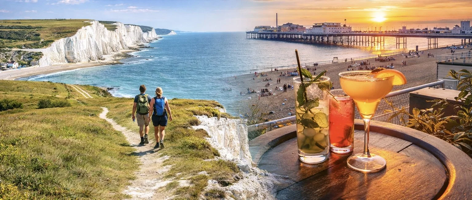 Cliffs, Coast &amp; Cocktails: New Haven Brighton Bound