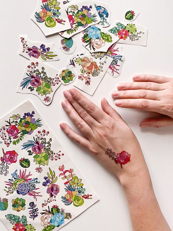 Ducky Street - temporary tattoo 