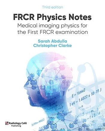FRCR Physics Notes book cover design