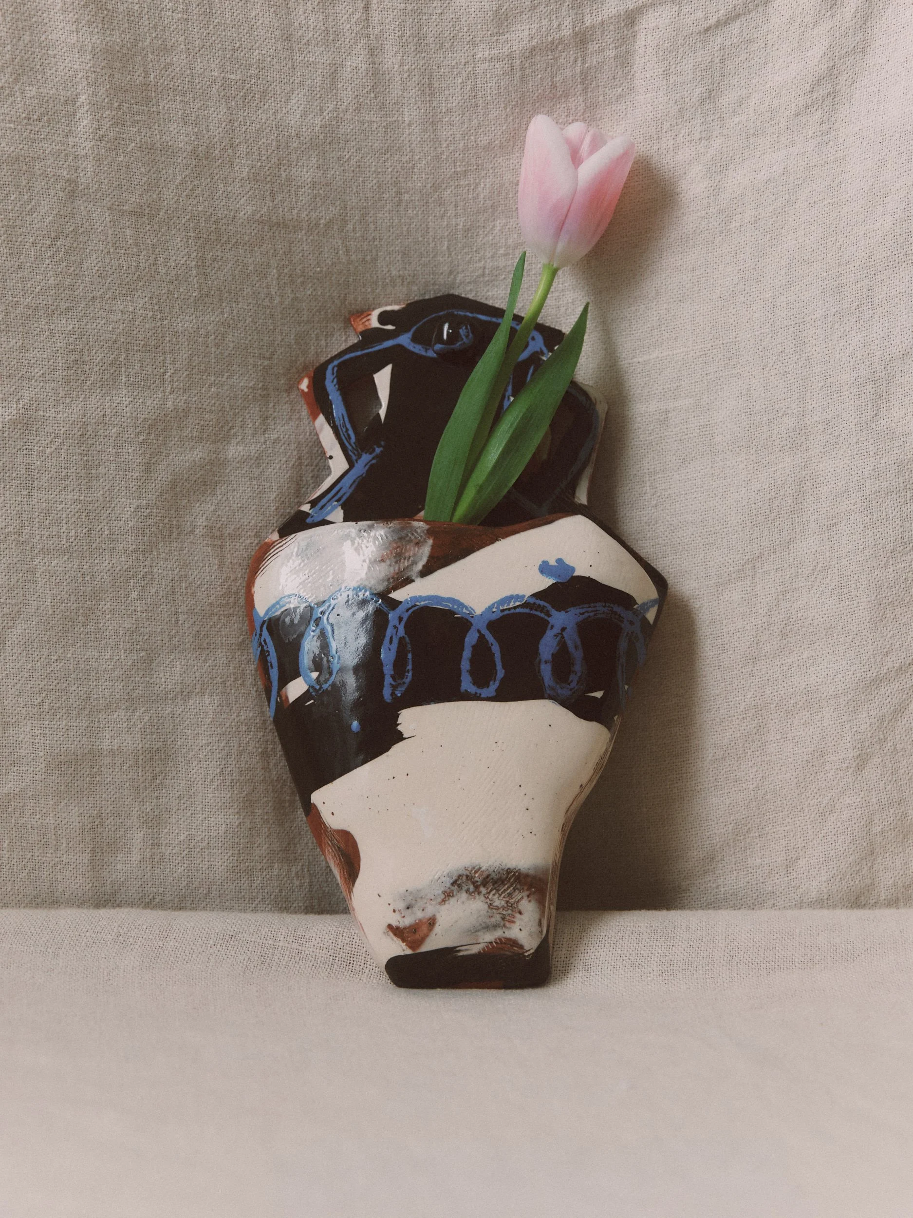 Medium Ceramic Wall Vase