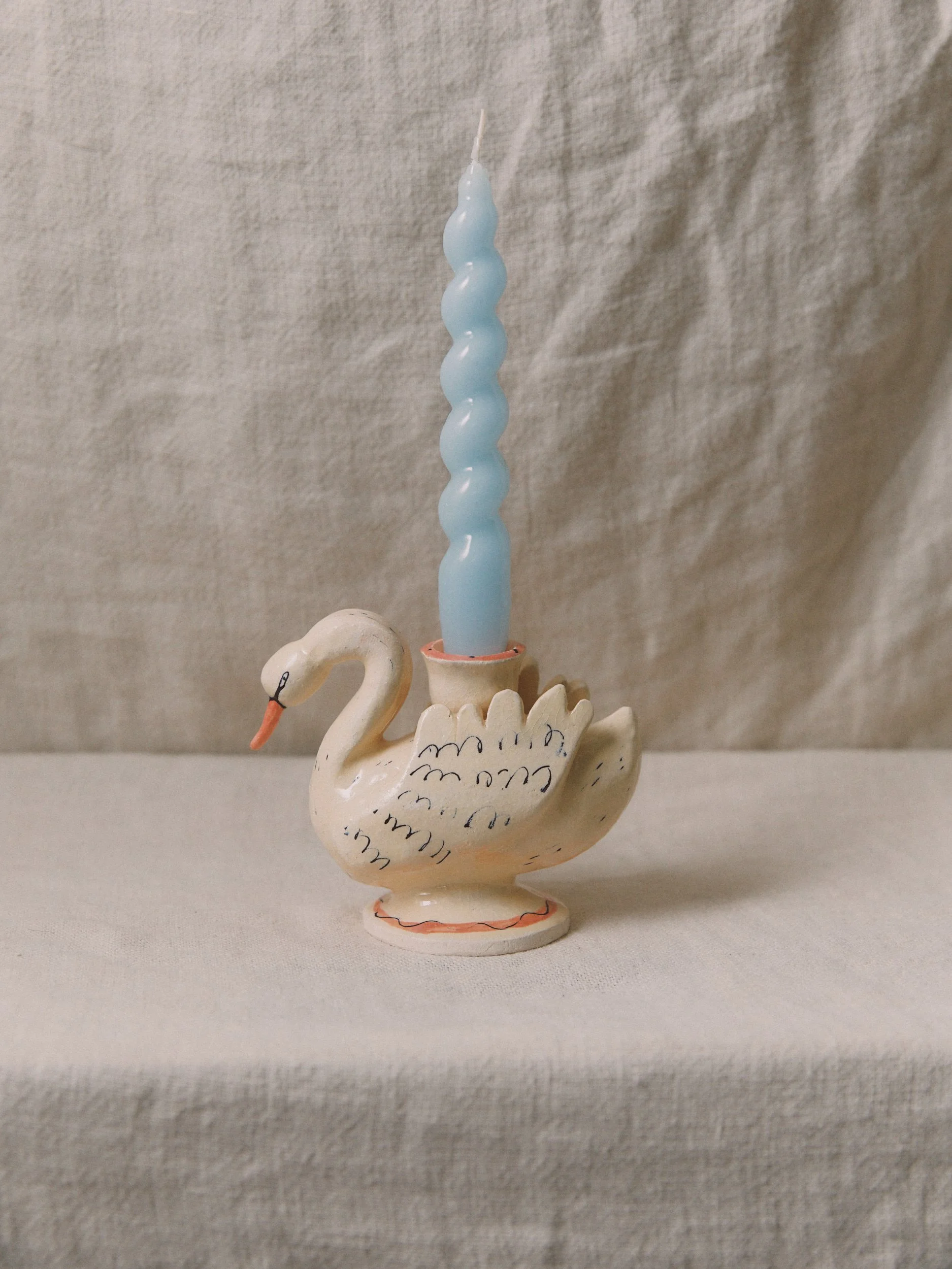 The Swan Candlesticks