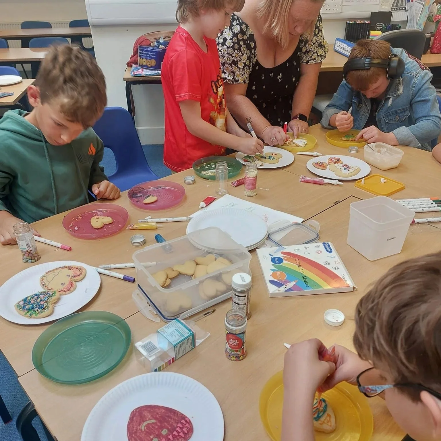 Hope kids group icing biscuits