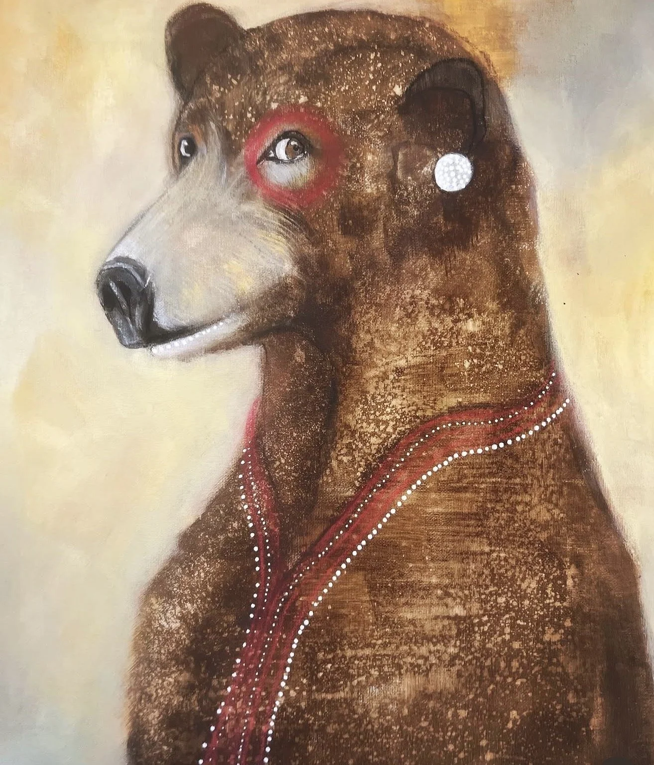 Bear with a Pearl Earring