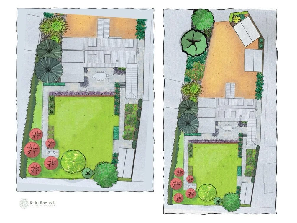This design focuses on zoning to create different experiences - dining, relaxing and working - while aiming to keep everything connected.

A generous lawn creates room to relax, play and get together. The terrace flows directly from the house making 