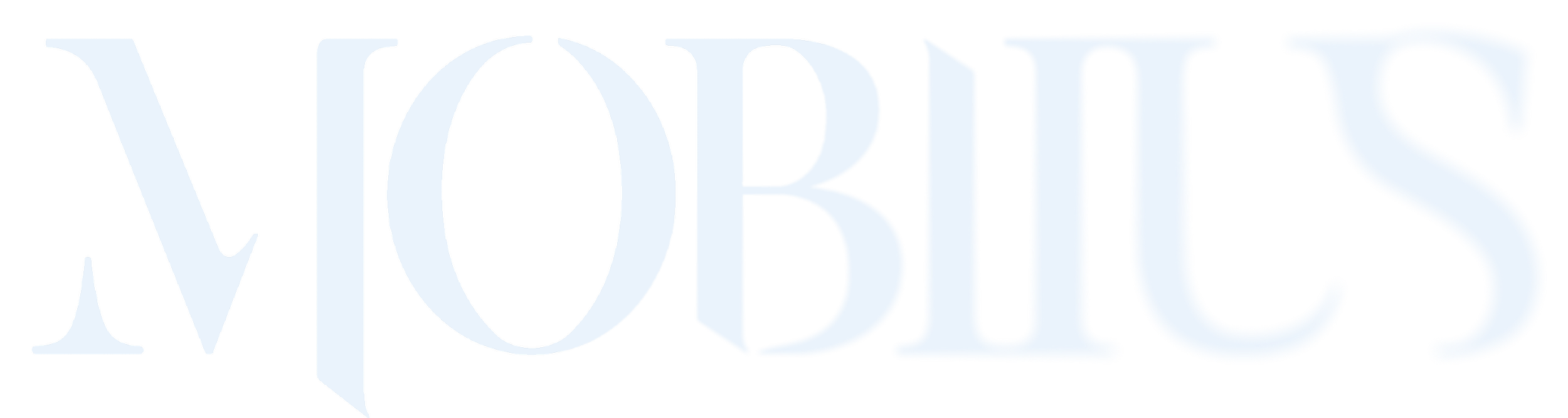 The word 'MOBIIUS' in large, stylized, light-colored font.