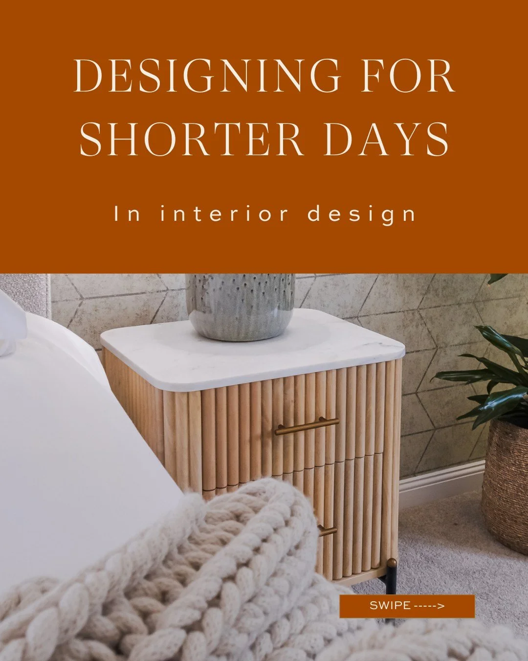 As daylight fades sooner, our homes become havens from the outside world. Shorter days are the perfect excuse to create spaces that feel intentional, grounded, and restorative.

It&rsquo;s about rhythm and flow, arranging furniture to make rooms feel