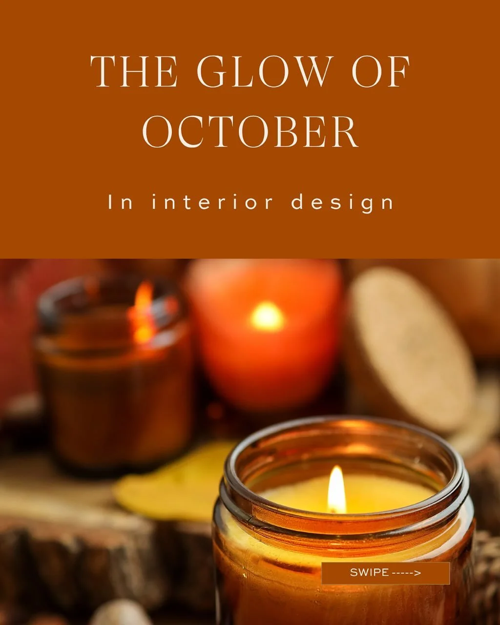 When the days draw in, light becomes our language. October asks for warmth, not brightness, a gentle layering of glow and shadow that slows the evening and softens its edges. Lamps, wall lights, and candles create quiet rhythm, each one adding its ow