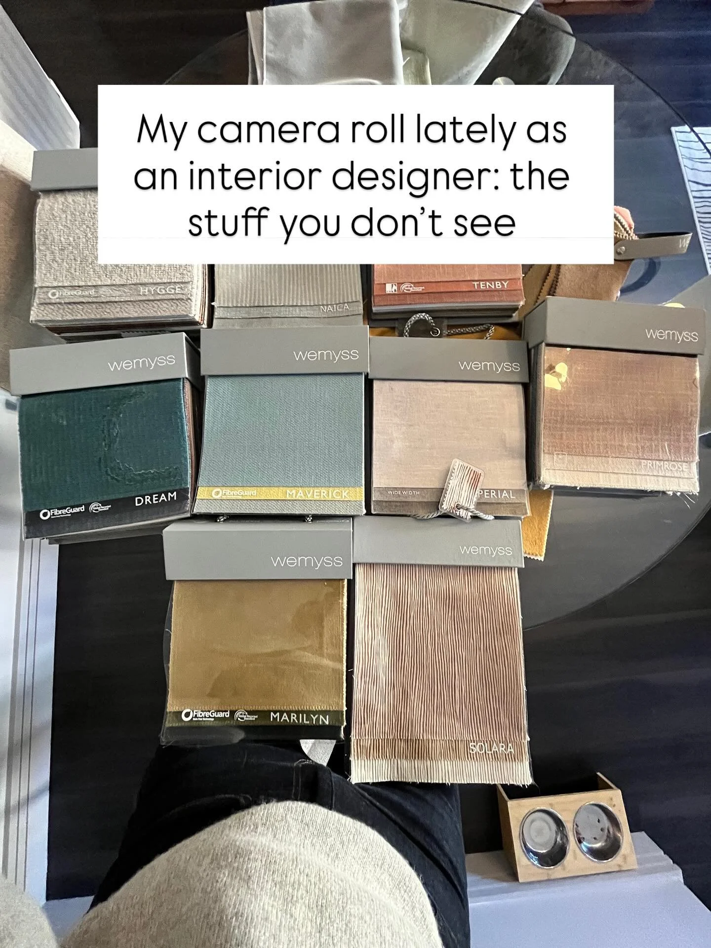 What&rsquo;s inside the Verano Interiors camera roll this month?
A lot of the realities of interior design.

Not every month of working as an interior designer is going to look polished or picture-perfect.

Because behind every beautiful interior are
