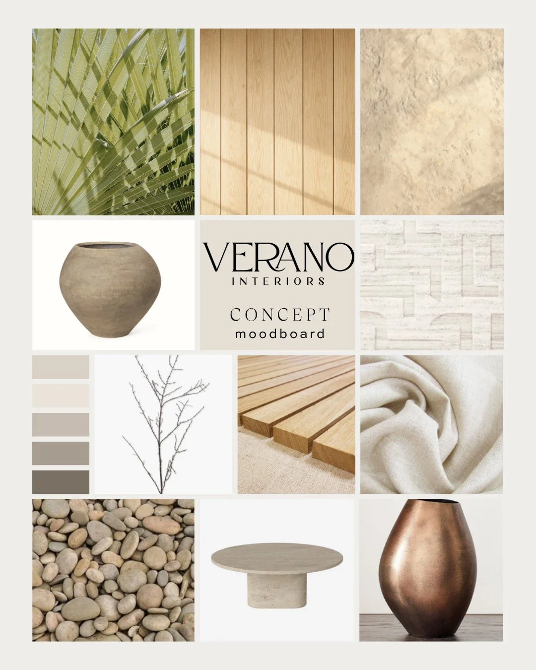 Exploring a Japandi inspired moodboard centred around warmth, texture, and understated simplicity. Soft oak tones, natural stone, and sculptural forms come together to create an atmosphere that feels both calming and refined.

The palette is intentio